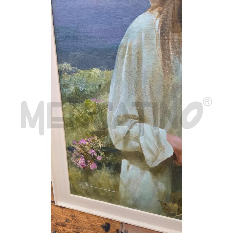 QUADRO SPARTACO LOMBARDO D'ESTATE AL MARE 80X70 | Mercatino dell'Usato Arcore 2