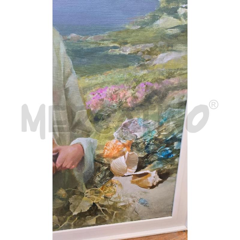 QUADRO SPARTACO LOMBARDO D'ESTATE AL MARE 80X70 | Mercatino dell'Usato Arcore 3