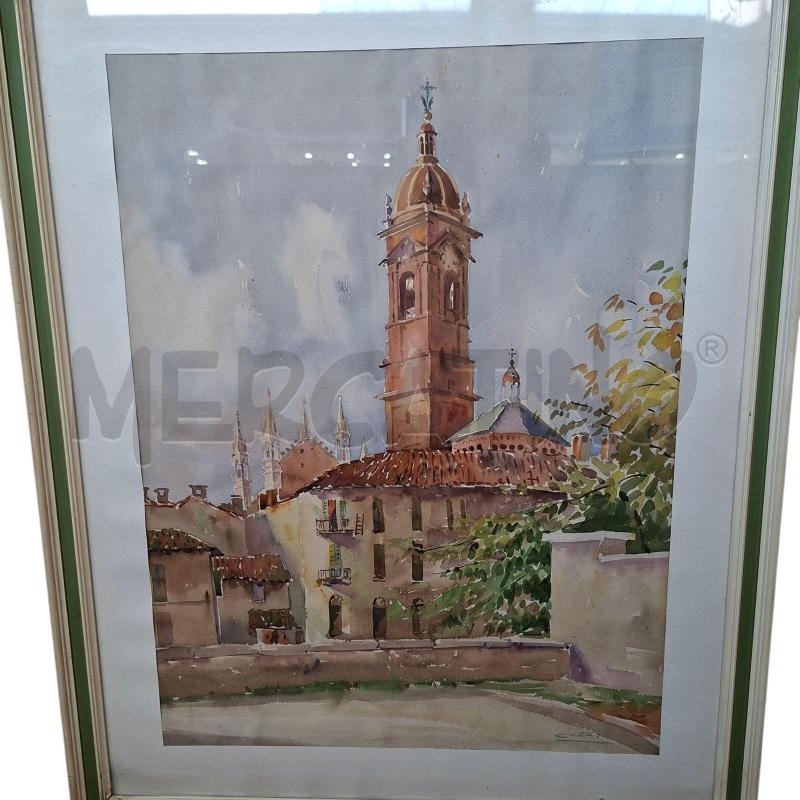 QUADRO UMBERTO CUZZI ACQUARELLO 78X62 | Mercatino dell'Usato Arcore 3