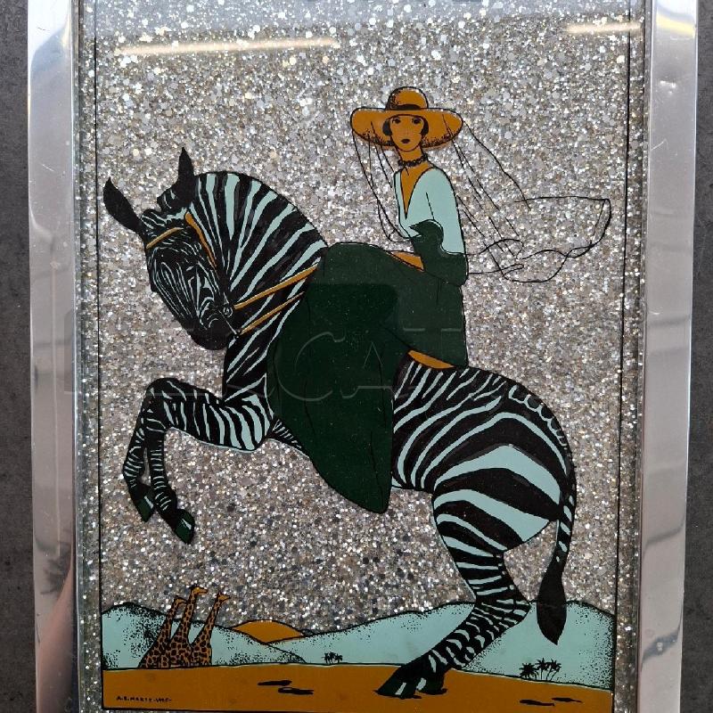 QUADRO VOGUE ZEBRA CON DONNA | Mercatino dell'Usato Arcore 3