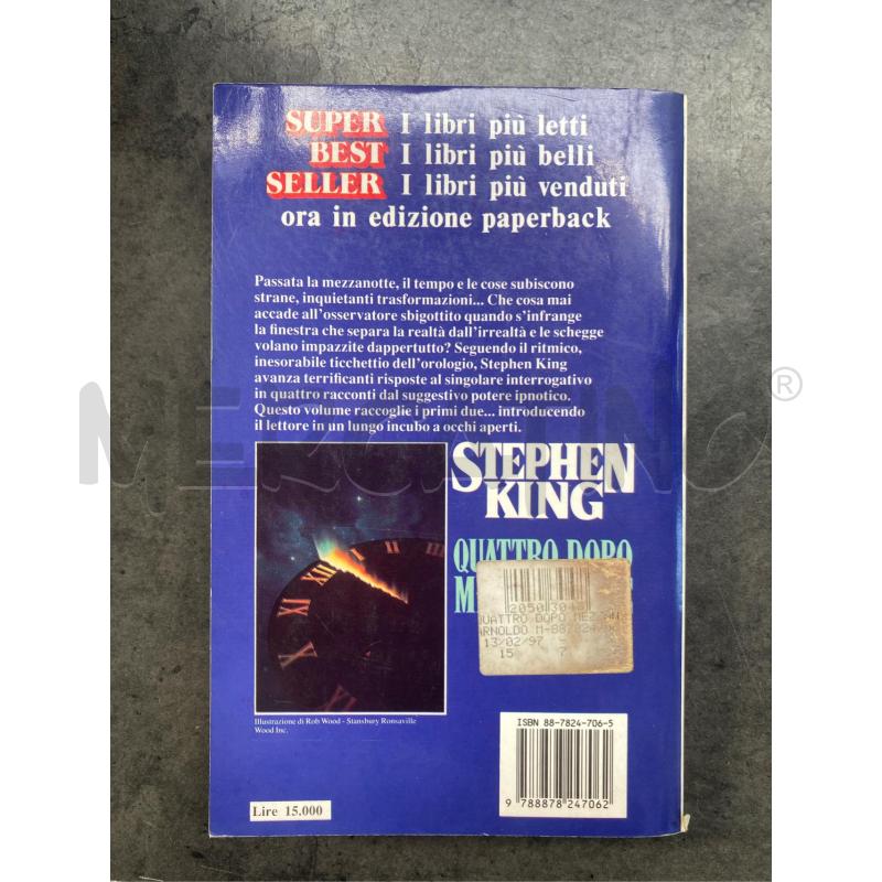 QUATTRO DOPO MEZZANOTTE 1 STEPHEN KING 1996 | Mercatino dell'Usato Arcore 4