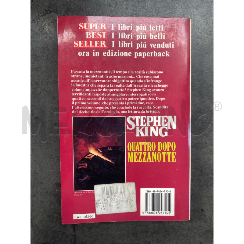 QUATTRO DOPO MEZZANOTTE 2 STEPHEN KING 1996 | Mercatino dell'Usato Arcore 4
