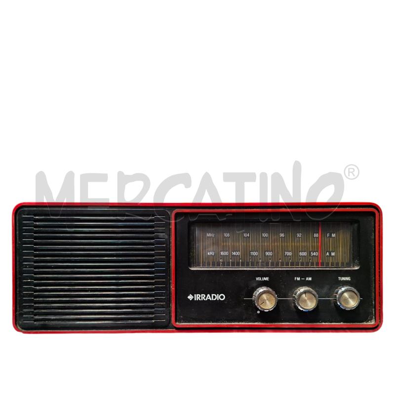 RADIO IRRADIO ROSSA RF-307  | Mercatino dell'Usato Arcore 1
