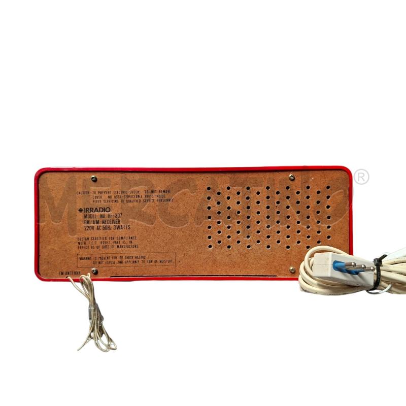 RADIO IRRADIO ROSSA RF-307  | Mercatino dell'Usato Arcore 2