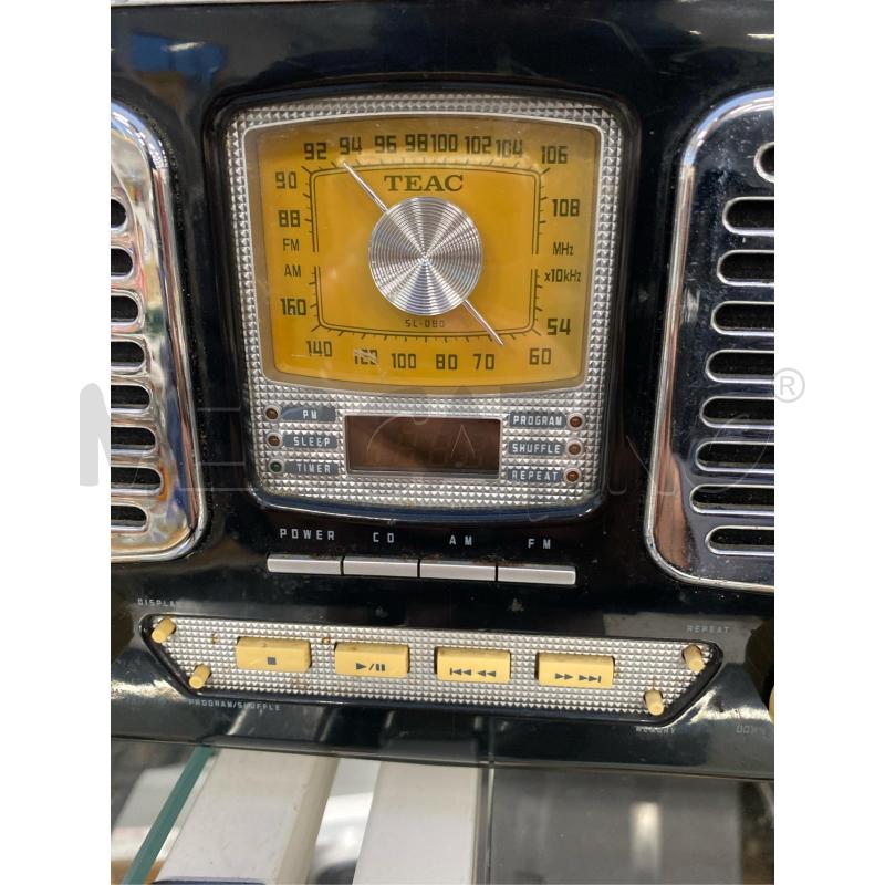 RADIO RETRO TEAC SL D80 NERO | Mercatino dell'Usato Arcore 2