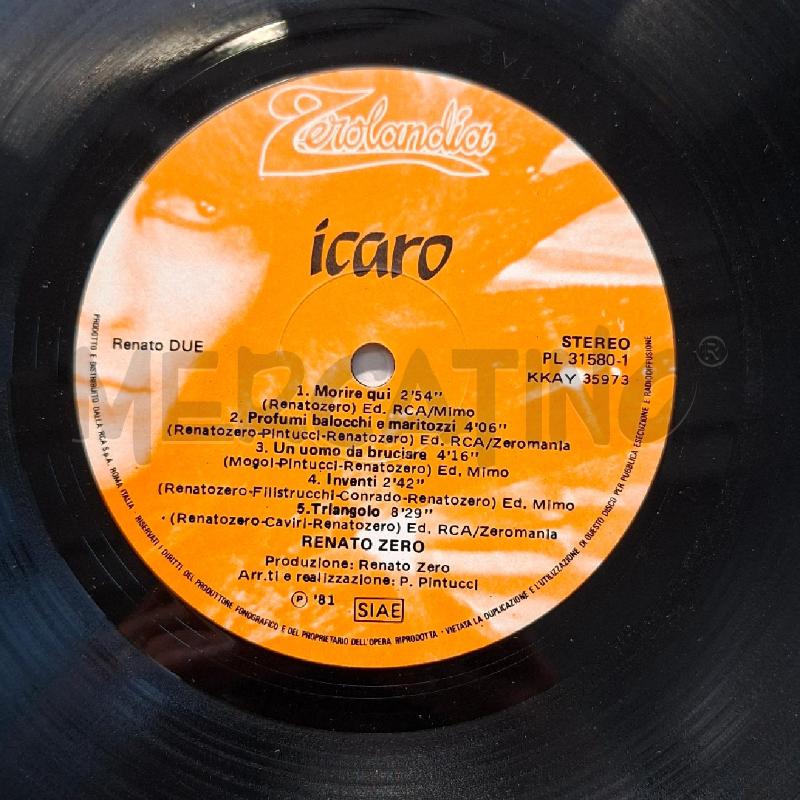 RENATO ZERO - ICARO  | Mercatino dell'Usato Arcore 4