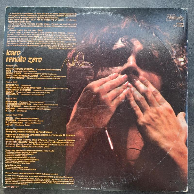 RENATO ZERO - ICARO  | Mercatino dell'Usato Arcore 5