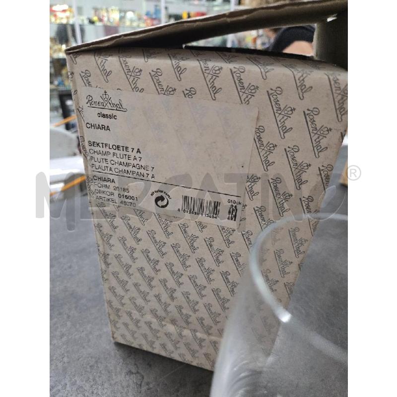 ROSENTHAL FLUTES CHAMPAGNE SCATOLA E IMBALLO  | Mercatino dell'Usato Arcore 3