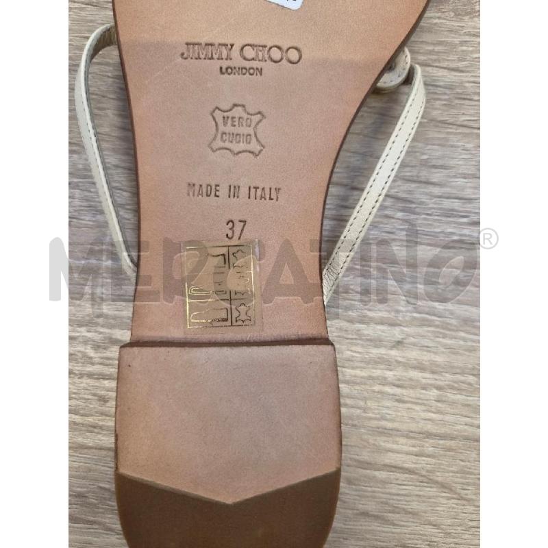 SABOT JIMMY CHOO PANNA TG 37 | Mercatino dell'Usato Arcore 4