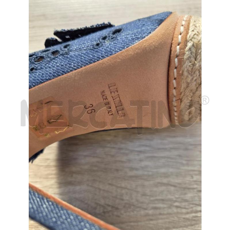 SABOT LE SILLA FIORE DENIM BLU N 36 | Mercatino dell'Usato Arcore 5
