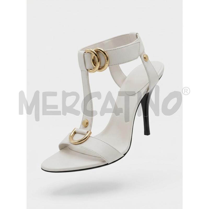 SANDALI DONNA GUCCI BIANCHE TACCO DA RIFARE N 35 | Mercatino dell'Usato Arcore 1