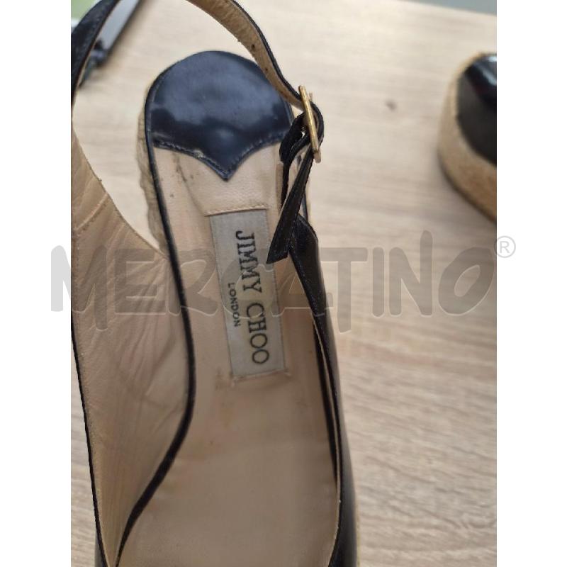 SANDALI DONNA JIMMY CHOO ZEPPA TG 7.5 | Mercatino dell'Usato Arcore 4