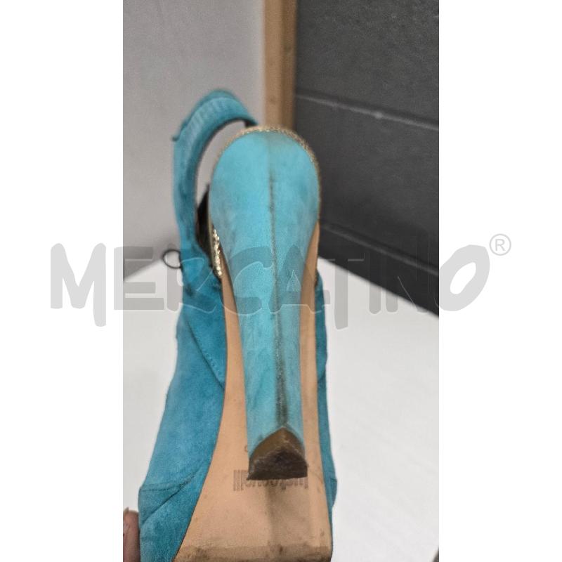 SANDALI DONNA JUST CAVALLI AZZURRI  | Mercatino dell'Usato Arcore 4