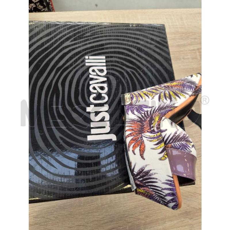 SANDALI DONNA JUST CAVALLI FANTASIA 37 A ZEPPA  | Mercatino dell'Usato Arcore 3