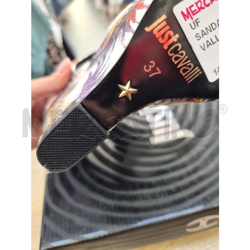 SANDALI DONNA JUST CAVALLI FANTASIA 37 A ZEPPA  | Mercatino dell'Usato Arcore 4