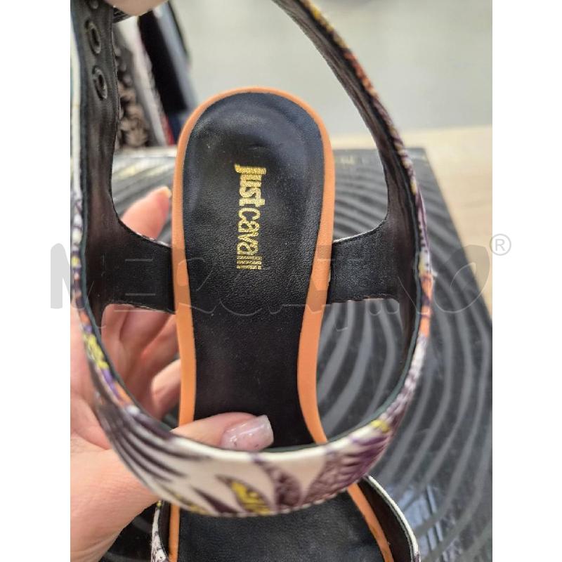 SANDALI DONNA JUST CAVALLI FANTASIA 37 A ZEPPA  | Mercatino dell'Usato Arcore 5