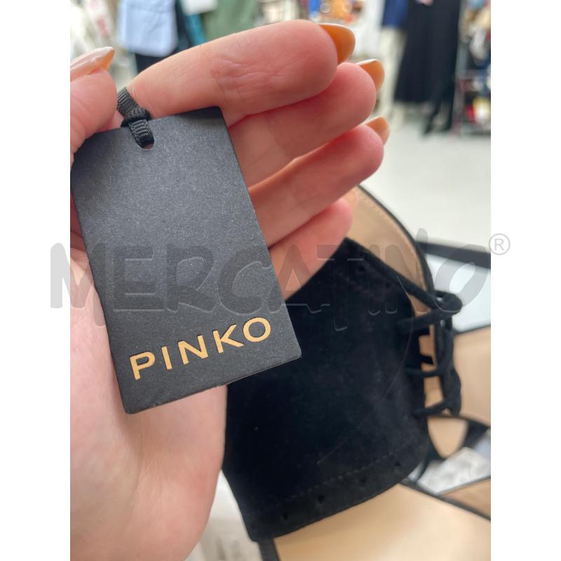 SANDALI DONNA PINKO N 40 NERE PELLE STAMPA LUCERTOLA | Mercatino dell'Usato Arcore 2