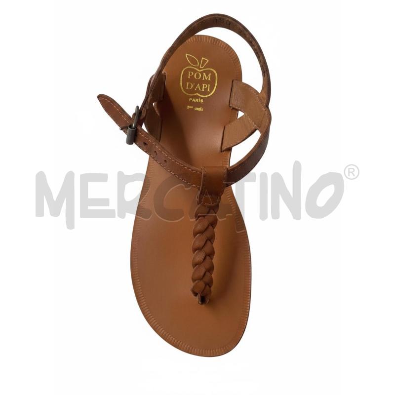 SANDALI DONNA POM D'API MARRONI  | Mercatino dell'Usato Arcore 1