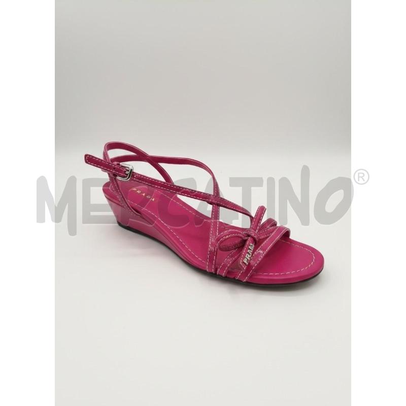 SANDALI DONNA PRADA FUCSIA N 37 | Mercatino dell'Usato Arcore 1