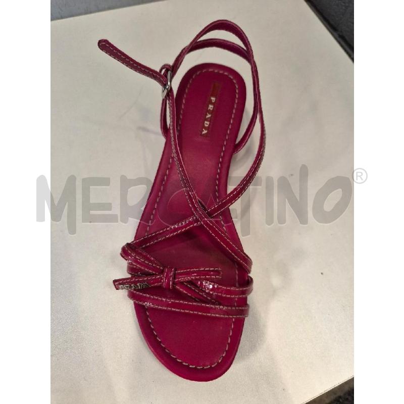 SANDALI DONNA PRADA FUCSIA N 37 | Mercatino dell'Usato Arcore 2