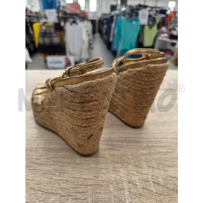 SANDALI DONNA PRADA GOLD TG 36 | Mercatino dell'Usato Arcore 3