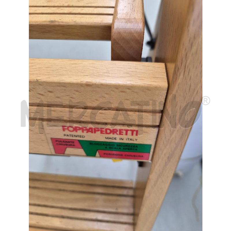 SCALETTA FOPPAPEDRETTI A 4 GRADINI  | Mercatino dell'Usato Arcore 3