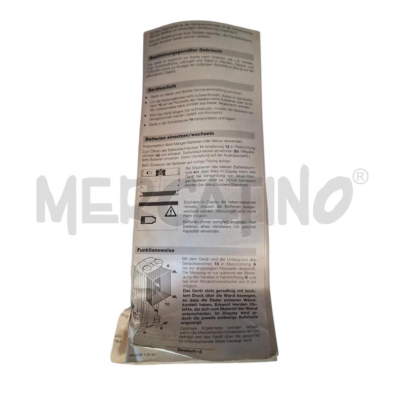 SCANNER DA PARETE BOSCH D-TECH 100 | Mercatino dell'Usato Arcore 5