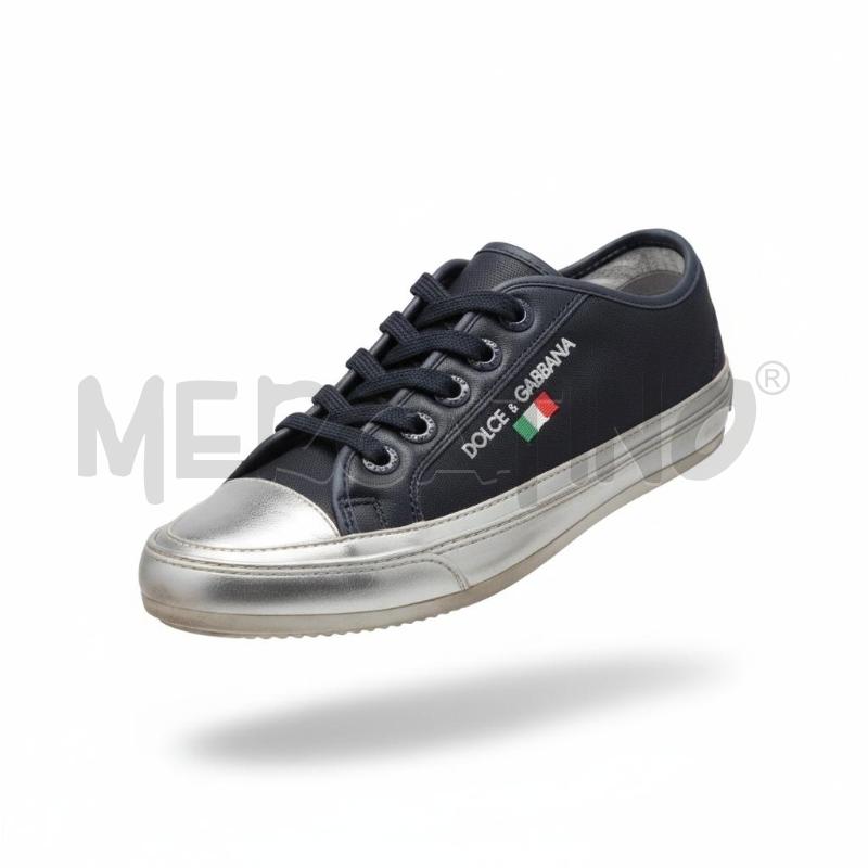 SCARPE DONNA DOLCE & GABBANA BLU ARGENTO | Mercatino dell'Usato Arcore 1