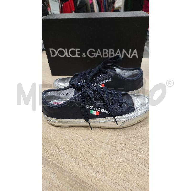 SCARPE DONNA DOLCE & GABBANA BLU ARGENTO | Mercatino dell'Usato Arcore 2