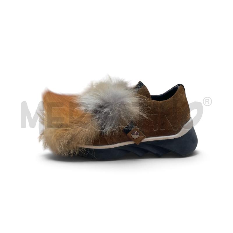 SCARPE DONNA ELENA IACHI MARRONE PELO N 38 | Mercatino dell'Usato Arcore 1
