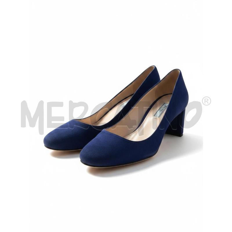 SCARPE DONNA PRADA BLU SCAMOSCIATE  | Mercatino dell'Usato Arcore 1