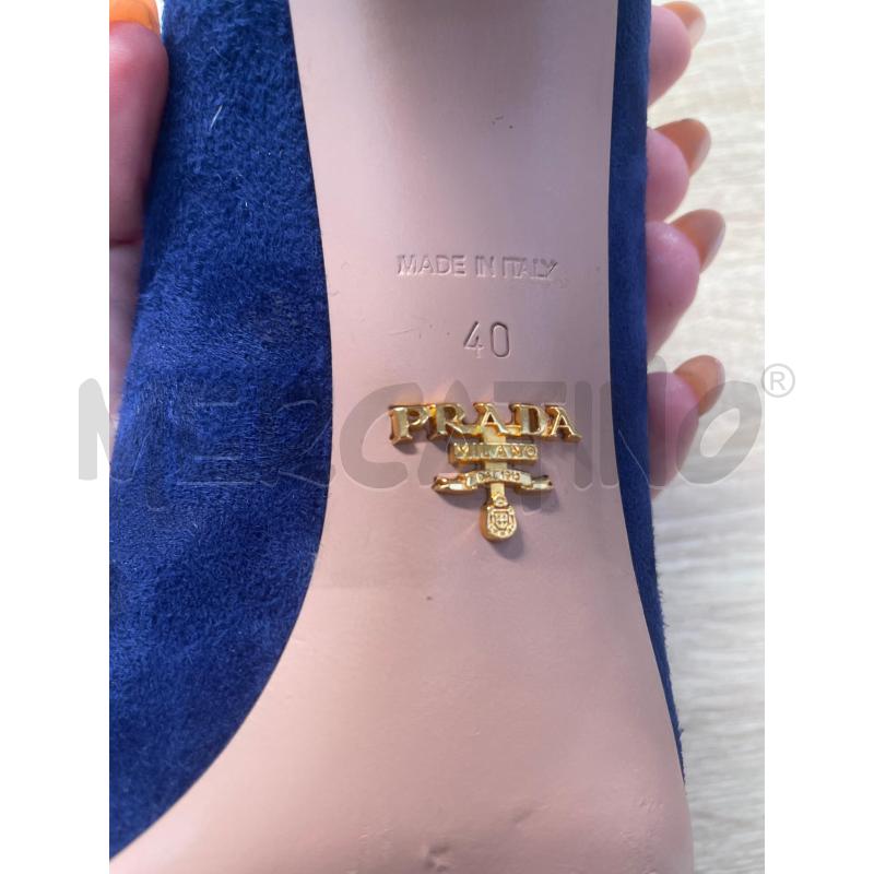 SCARPE DONNA PRADA BLU SCAMOSCIATE  | Mercatino dell'Usato Arcore 3
