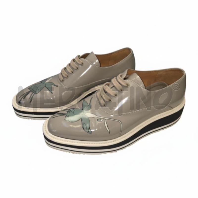 SCARPE DONNA PRADA GRIGIO POMICE TG 36.5 | Mercatino dell'Usato Arcore 1