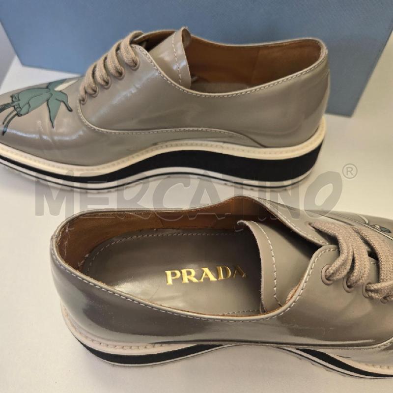 SCARPE DONNA PRADA GRIGIO POMICE TG 36.5 | Mercatino dell'Usato Arcore 3