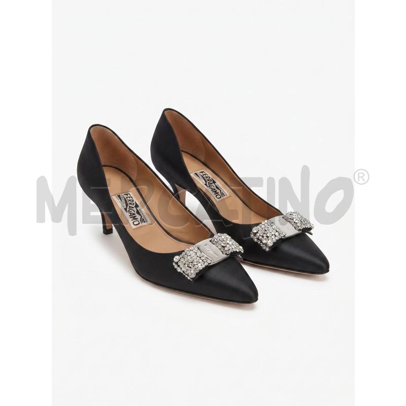 SCARPE DONNA SALVATORE FERRAGAMO BRENDA TG 37.5 RASO  | Mercatino dell'Usato Arcore 1