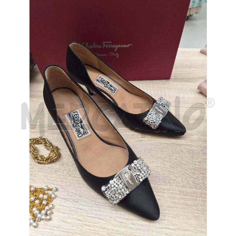 SCARPE DONNA SALVATORE FERRAGAMO BRENDA TG 37.5 RASO  | Mercatino dell'Usato Arcore 2