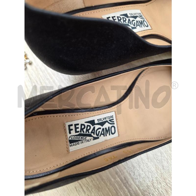 SCARPE DONNA SALVATORE FERRAGAMO BRENDA TG 37.5 RASO  | Mercatino dell'Usato Arcore 4