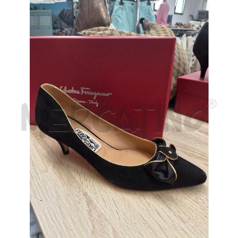 SCARPE DONNA SALVATORE FERRAGAMO VELLUTO TG 7.5 | Mercatino dell'Usato Arcore 2