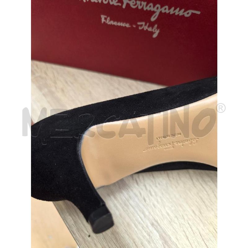 SCARPE DONNA SALVATORE FERRAGAMO VELLUTO TG 7.5 | Mercatino dell'Usato Arcore 3