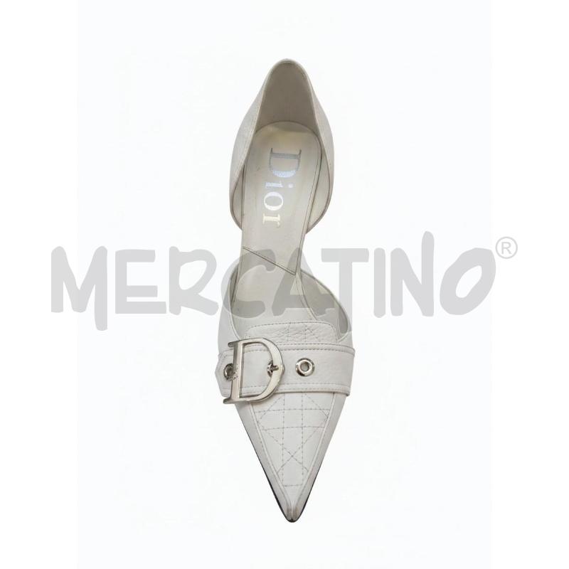 SCARPE DONNA TACCHI DIOR BIANCHI TG 36.5 | Mercatino dell'Usato Arcore 1