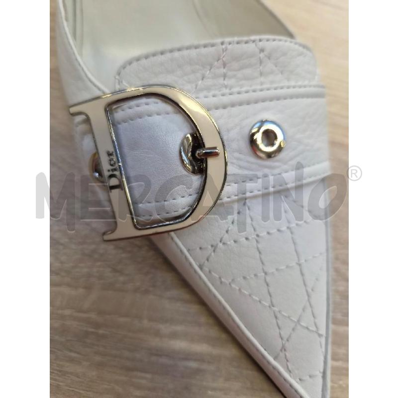 SCARPE DONNA TACCHI DIOR BIANCHI TG 36.5 | Mercatino dell'Usato Arcore 4