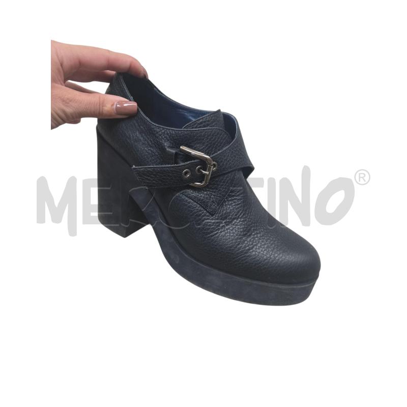 SCARPE DONNA TACCO POLLINE NERE TG 40 | Mercatino dell'Usato Arcore 1
