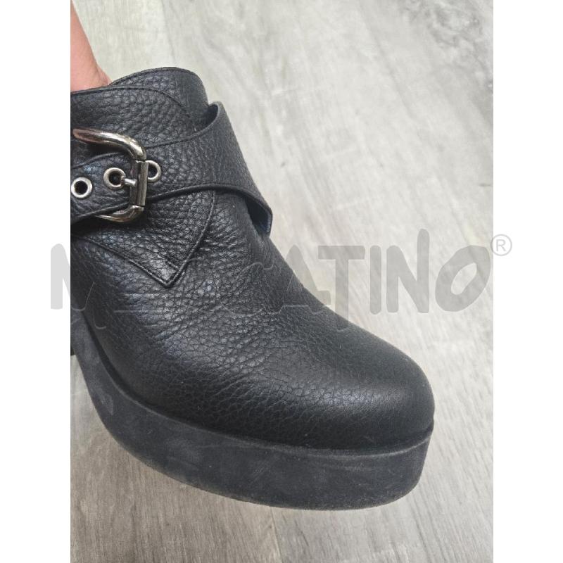 SCARPE DONNA TACCO POLLINE NERE TG 40 | Mercatino dell'Usato Arcore 3
