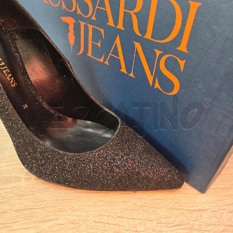 SCARPE DONNA TRUSSARDI GLITTER NERO TG 38 | Mercatino dell'Usato Arcore 2