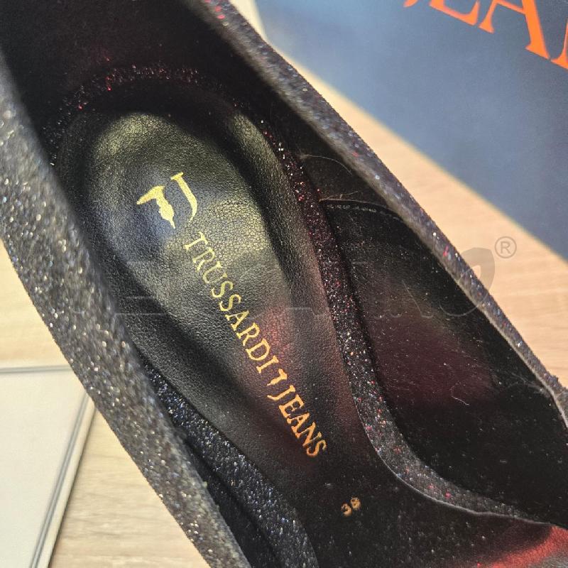 SCARPE DONNA TRUSSARDI GLITTER NERO TG 38 | Mercatino dell'Usato Arcore 4