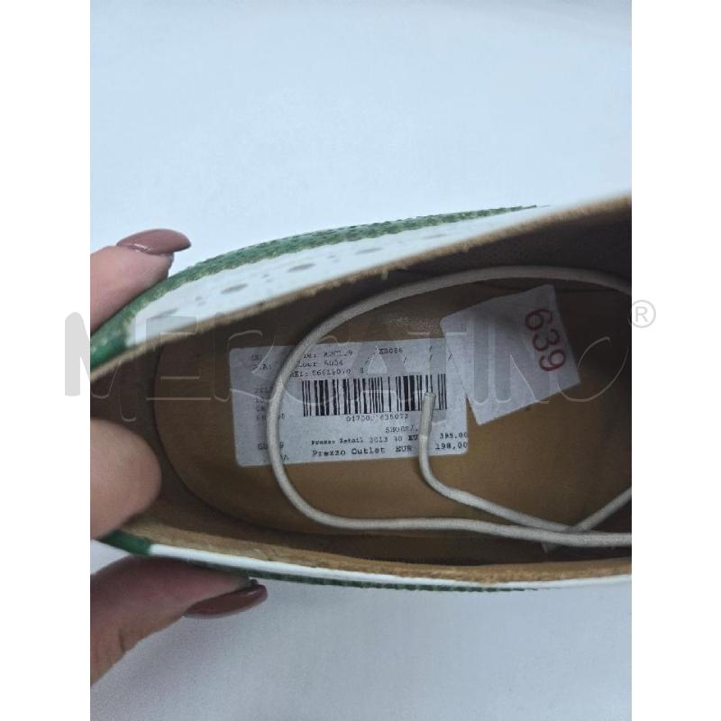 SCARPE UOMO GIORGIO ARMANI ROBIN BIANCO VERDE TG 43 | Mercatino dell'Usato Arcore 3