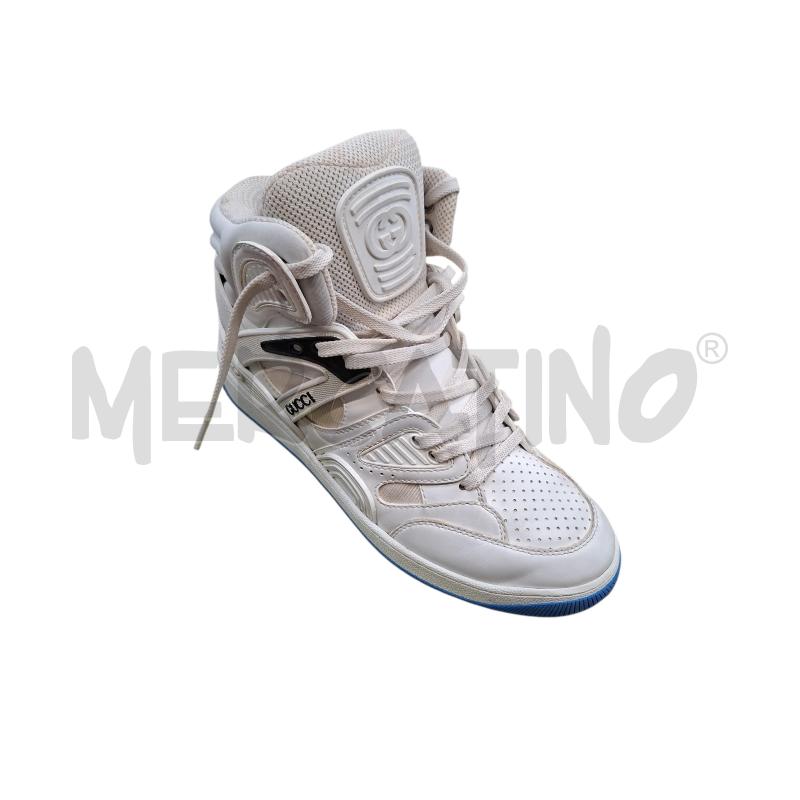 SCARPE UOMO GUCCI WHITE BASKET  | Mercatino dell'Usato Arcore 1