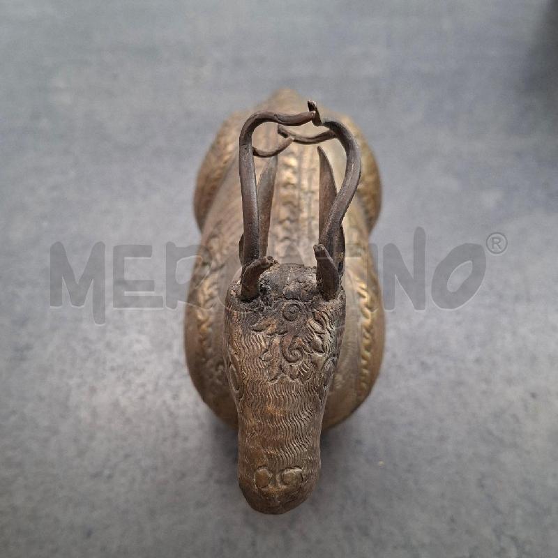 SCATOLA CERVO IN METALLO | Mercatino dell'Usato Arcore 3