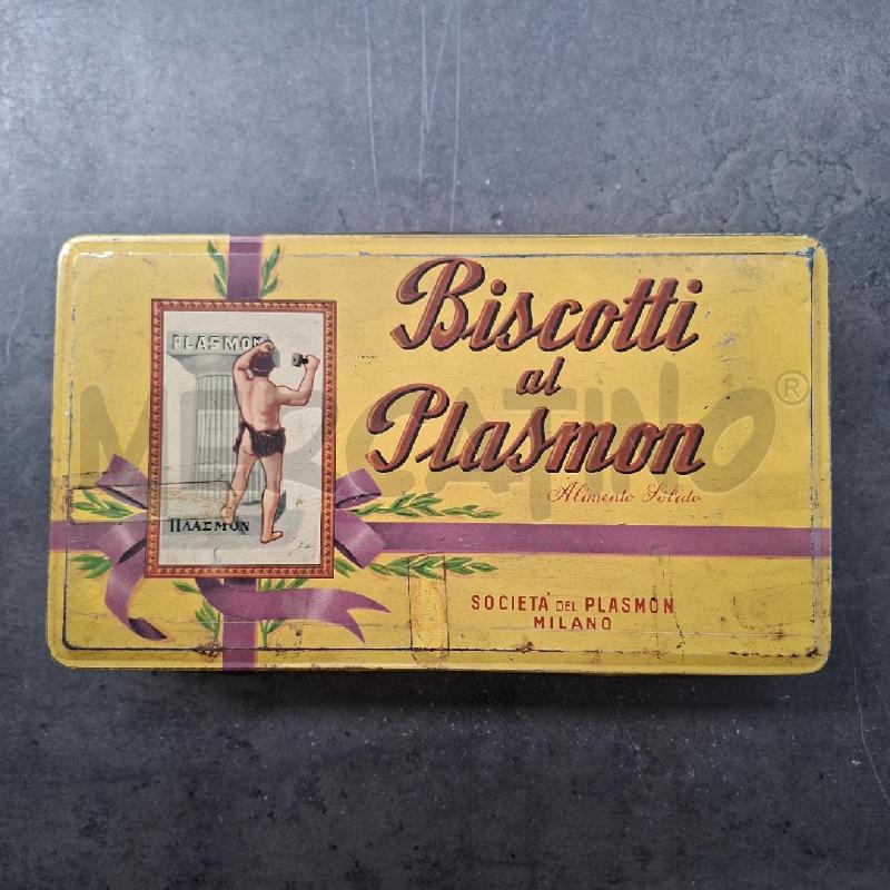 SCATOLA LATTA VECCHIA BISCOTTI AL PLASMON | Mercatino dell'Usato Arcore 1