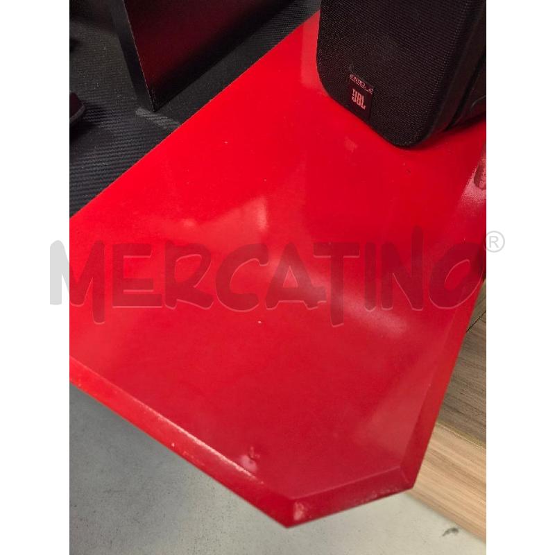 SCRIVANIA GAMER NERA ROSSA | Mercatino dell'Usato Arcore 2